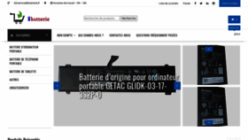 What Ibatterie.fr website looked like in 2021 (3 years ago)