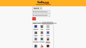 What Indiacom.com website looked like in 2021 (2 years ago)