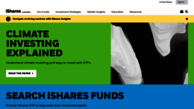 What Ishares.com website looked like in 2021 (3 years ago)