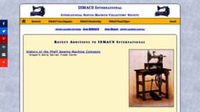 What Ismacs.net website looked like in 2021 (2 years ago)