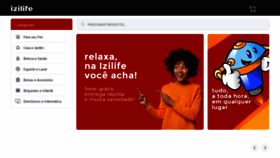 What Izilife.com.br website looked like in 2021 (2 years ago)