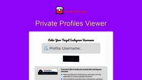 What I-private-profile-viewer.com website looked like in 2021 (2 years ago)