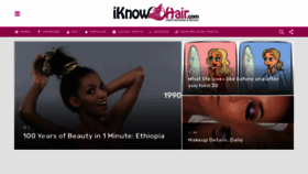 What Iknowhair.com website looked like in 2021 (2 years ago)