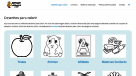 What Imprimirdesenhos.com.br website looked like in 2021 (2 years ago)