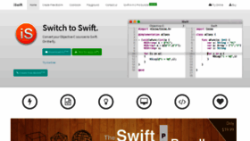 What Iswift.org website looked like in 2021 (2 years ago)