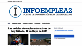 What Infoemplea2.com website looked like in 2021 (3 years ago)