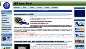 What Isaacperal.net website looked like in 2021 (2 years ago)
