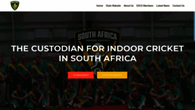 What Indoorcricketsa.co.za website looked like in 2021 (3 years ago)