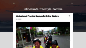 What Inlineskate-freestyle-zombie.blogspot.com website looked like in 2021 (2 years ago)