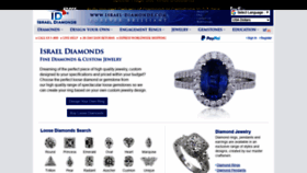 What Israel-diamonds.com website looked like in 2021 (2 years ago)