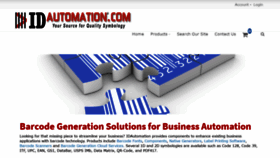 What Idautomation.com website looked like in 2021 (2 years ago)