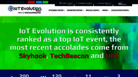 What Iotevolutionexpo.com website looked like in 2021 (2 years ago)