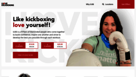 What Ilovekickboxing.com website looked like in 2021 (2 years ago)