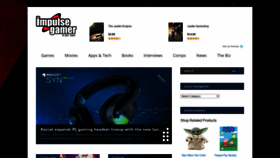 What Impulsegamer.com website looked like in 2021 (2 years ago)