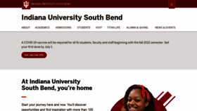 What Iusb.edu website looked like in 2021 (4 years ago)