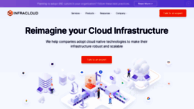 What Infracloud.io website looked like in 2021 (2 years ago)