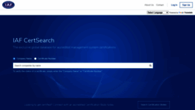 What Iafcertsearch.org website looked like in 2021 (2 years ago)