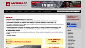What I-divadlo.cz website looked like in 2021 (4 years ago)