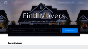 What Imoving.com website looked like in 2021 (2 years ago)