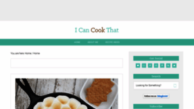 What Icancookthat.org website looked like in 2021 (2 years ago)