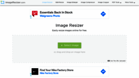 What Imageresizer.com website looked like in 2021 (2 years ago)