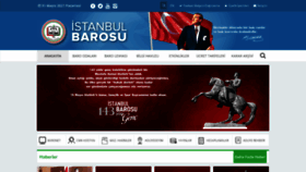 What Istanbulbarosu.org.tr website looked like in 2021 (2 years ago)