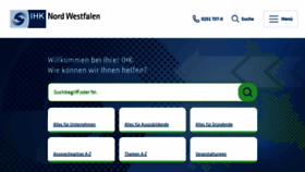 What Ihk-nordwestfalen.de website looked like in 2021 (2 years ago)