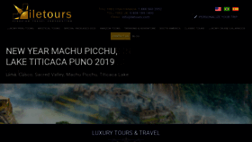 What Iletours.com website looked like in 2021 (2 years ago)