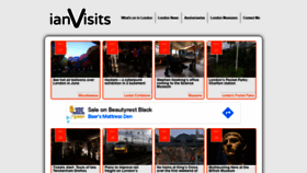What Ianvisits.co.uk website looked like in 2021 (2 years ago)