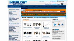 What Interlightus.com website looked like in 2021 (2 years ago)