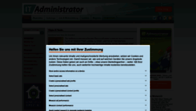 What It-administrator.de website looked like in 2021 (2 years ago)