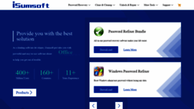 What Isumsoft.com website looked like in 2021 (2 years ago)