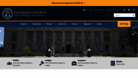 What Illinoiscourts.gov website looked like in 2021 (2 years ago)