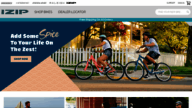 What Izipbikes.com website looked like in 2021 (2 years ago)