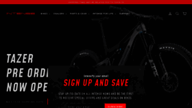 What Intensecycles.com website looked like in 2021 (2 years ago)