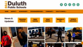 What Isd709.org website looked like in 2021 (5 years ago)