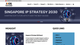 What Ipos.gov.sg website looked like in 2021 (2 years ago)