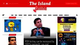 What Island.lk website looked like in 2021 (2 years ago)