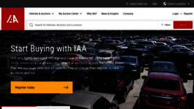 What Iaai.com website looked like in 2021 (2 years ago)