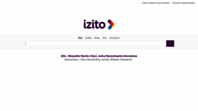 What Izito.pl website looked like in 2021 (2 years ago)