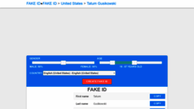 What Id-fake.com website looked like in 2021 (2 years ago)