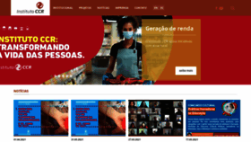 What Institutoccr.com.br website looked like in 2021 (2 years ago)