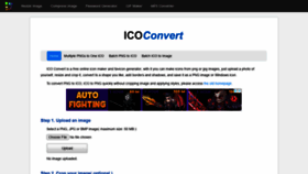 What Icoconvert.com website looked like in 2021 (2 years ago)