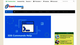 What Itexamanswers.net website looked like in 2021 (4 years ago)