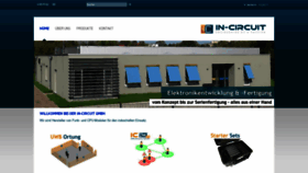What In-circuit.de website looked like in 2021 (2 years ago)