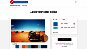 What Imagecolorpicker.com website looked like in 2021 (2 years ago)
