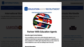 What Internationalschoolguide.com website looked like in 2021 (3 years ago)