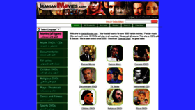 What Iranianmovies.com website looked like in 2021 (2 years ago)