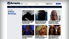 What Indiana.arrests.org website looked like in 2021 (4 years ago)
