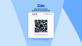 What Id.zalo.me website looked like in 2021 (2 years ago)
